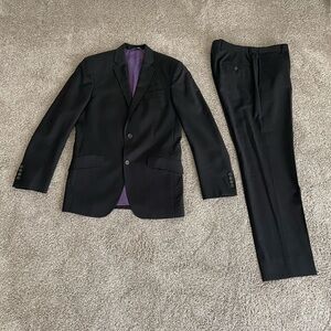 Ted Baker Wool Classic Black Men's Suit